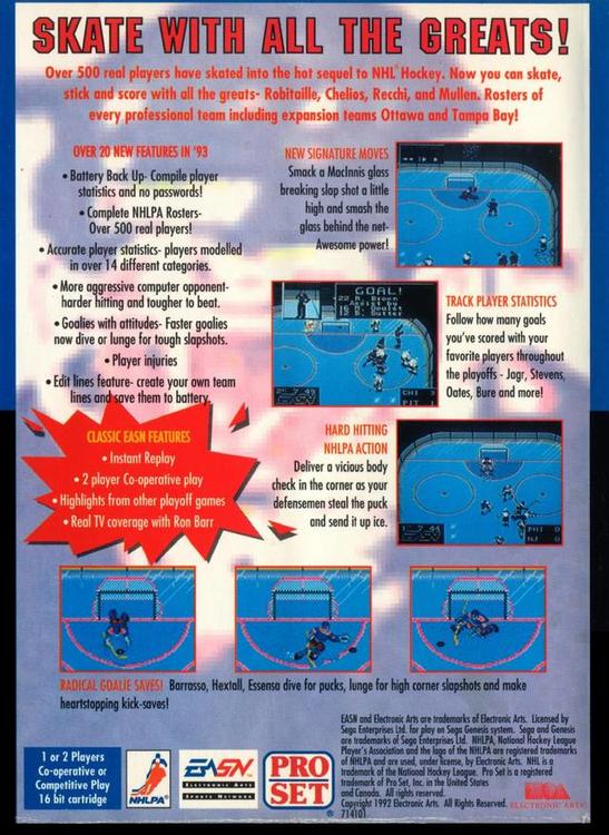 NHLPA Hockey 93 (usagé)