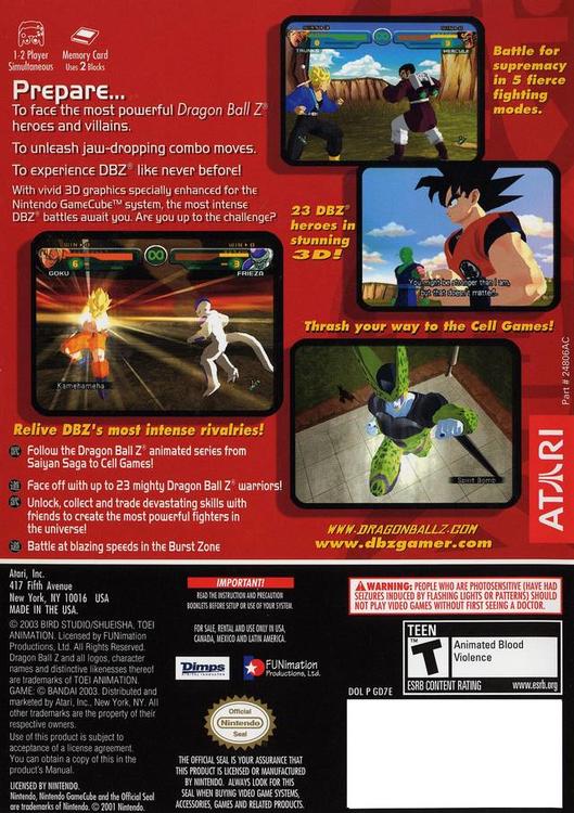 Dragon Ball Z Budokai (usagé)