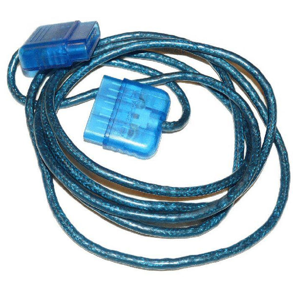 MadCatz - Playstation 2 controller extension cable - 6 feet - Blue (used)