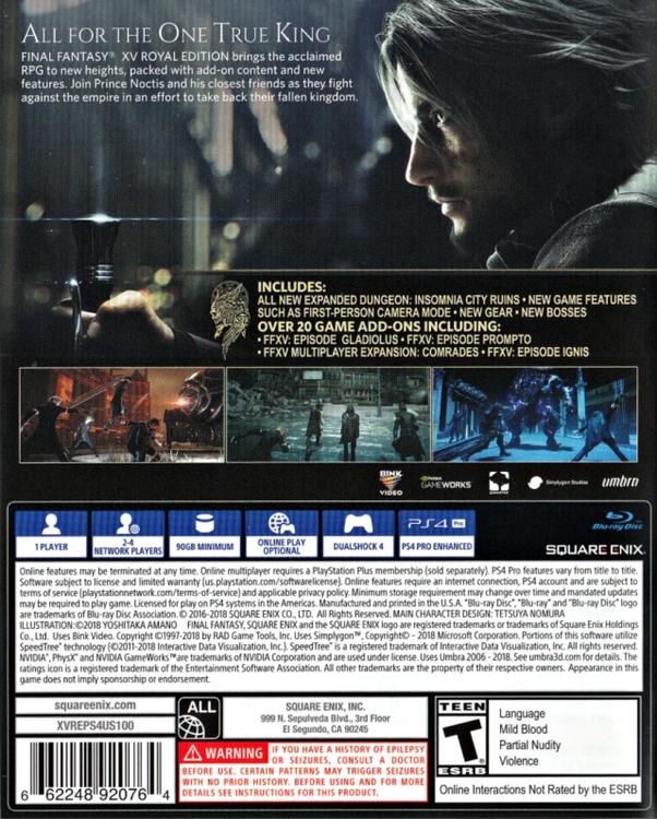 FINAL FANTASY XV ROYAL EDITION (usagé)