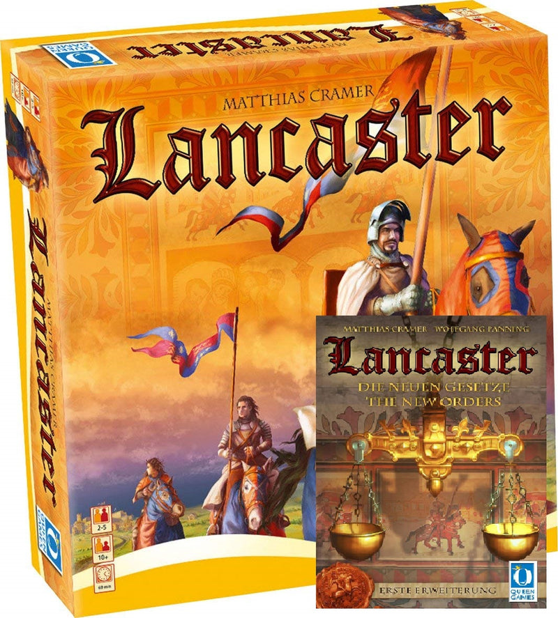 LANCASTER + THE NEW LAWS EXPANSION ( VF VA ) ( Played once, box slightly broken ) (used)