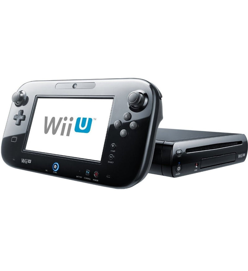 Nintendo Wii U Modèle 32GB - Noire / Black  +  The Legend of Zelda Breath of the Wild (usagé)