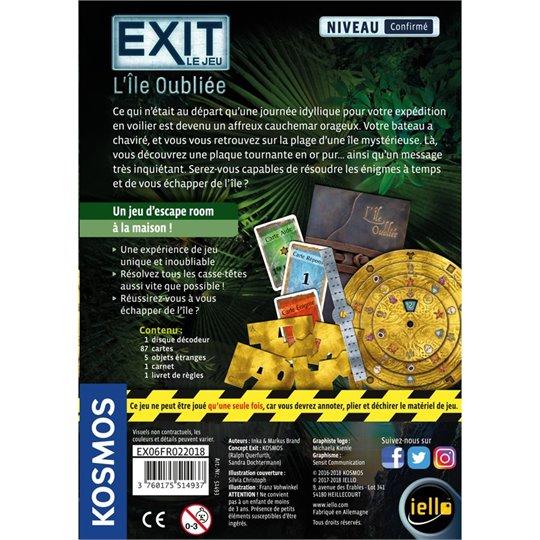 EXIT LE JEU - L'ÎLE OUBLIÉE