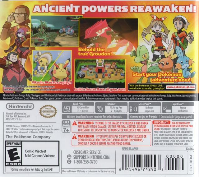 POKEMON OMEGA RUBY (used)