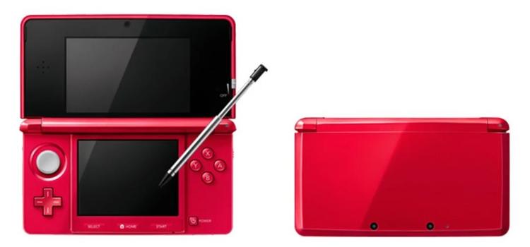 Nintendo 3DS - Metallic Red (Box and booklet not included) (used)