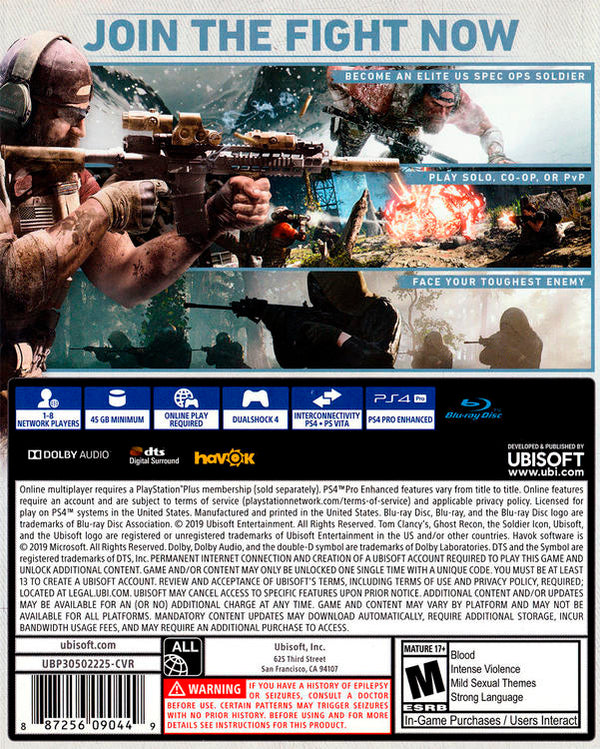 TOM CLANCY'S GHOST RECON  -  BREAKPOINT (usagé)