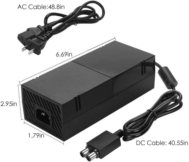 KMD - Power Supply for Xbox One 500gb - Black