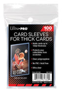 Ultra Pro - 100 protecteurs de carte grandeur standard  (3" X 4") pouvant contenir des cartes jusqu'à 130 pt d'épaisseur   -  Claire et souple