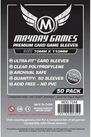 Mayday Games - 50 Premium sleeves - 70mm X 110mm - Clear