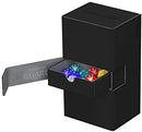 Ultimate Guard - 200+ Card Deck Box - Twin Flip'n'tray Xenoskin - Black