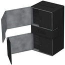 Ultimate Guard - 200+ Card Deck Box - Twin Flip'n'tray Xenoskin - Black