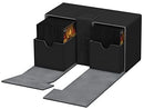 Ultimate Guard - 200+ Card Deck Box - Twin Flip'n'tray Xenoskin - Black