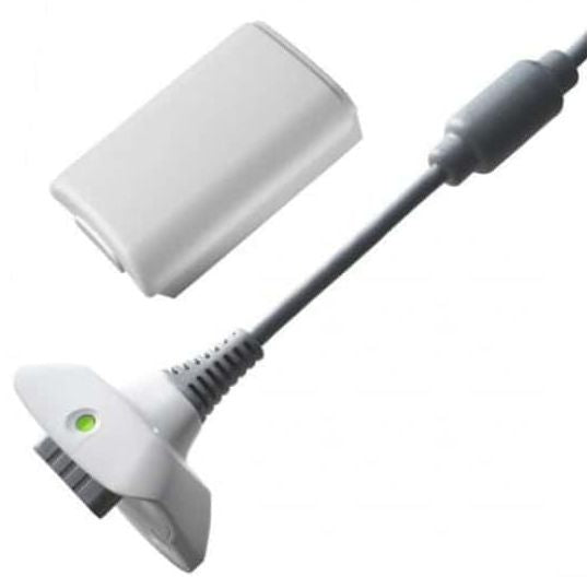 Kit de chargement pour manette Microsoft Xbox 360 -  Blanc