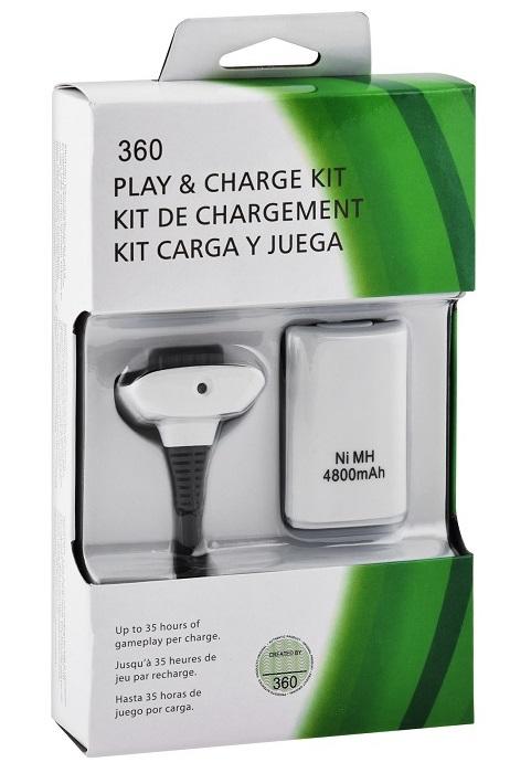 Microsoft Xbox 360 Controller Charging Kit - White