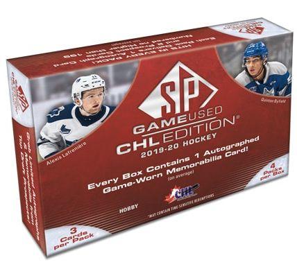 Upper Deck - Hobby Booster Box - SP Game used CHL edition 2019-20 Hockey