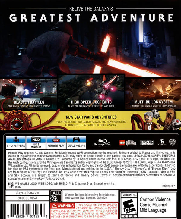 Lego Star Wars The Force Awakens (usagé)