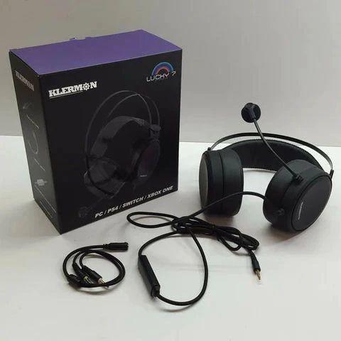 Klermon - Lucky 7 headset for PC / PS4-5 / Switch / Xbox one-oneX - Black