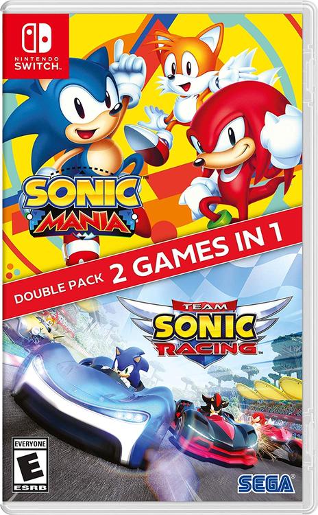 SONIC MANIA / TEAM SONIC RACING DOUBLE PACK (usagé)