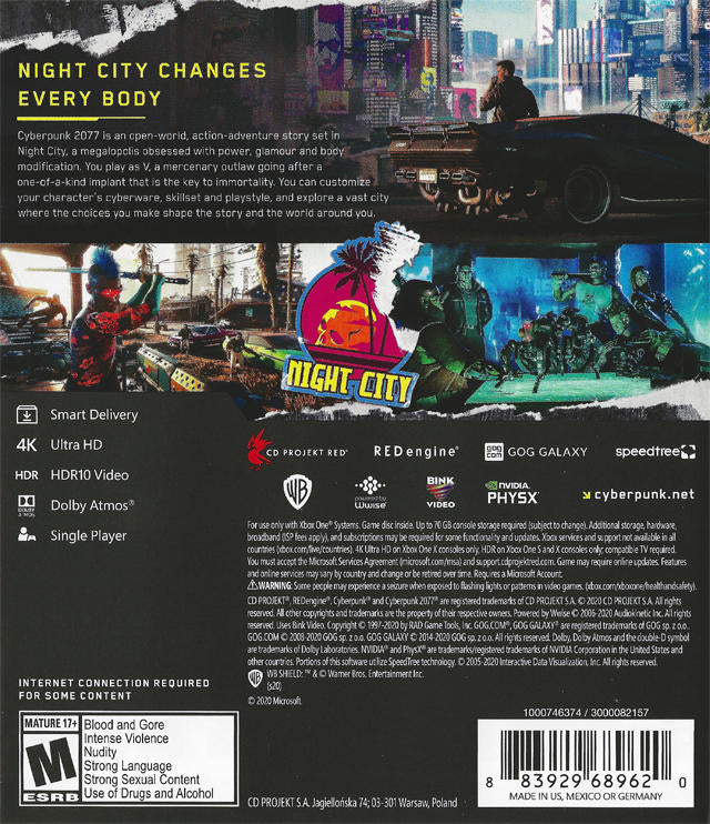CYBERPUNK 2077 (usagé)