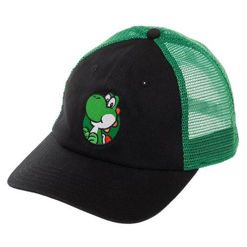 SUPER MARIO BROS Adjustable Pre-Curved Cap. - Yoshi (Teen size)