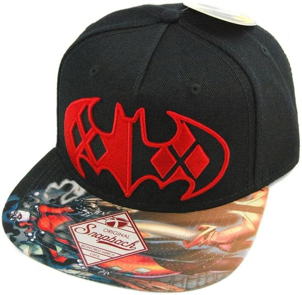 Harley Quinn Adjustable Cap - Batman Logo
