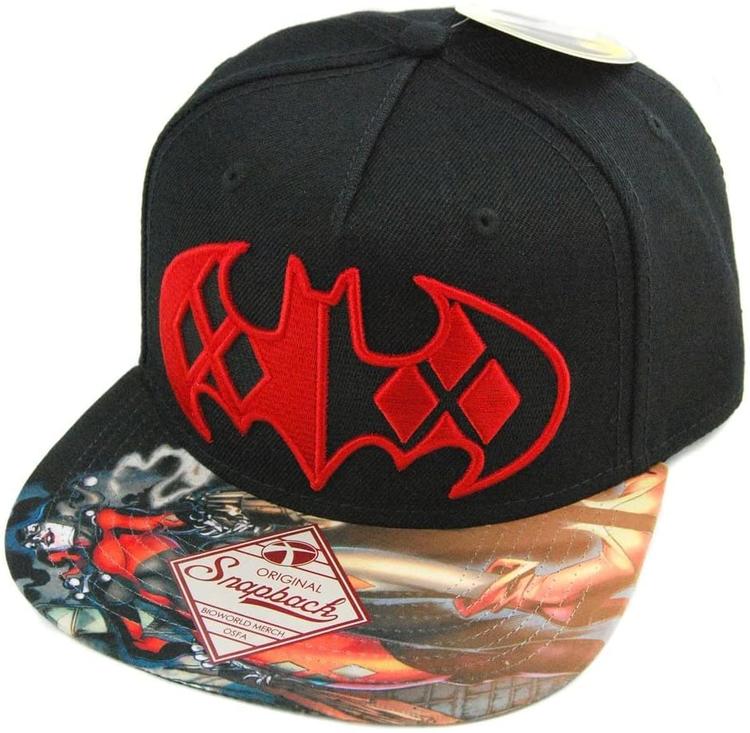 Casquette ajustable de Harley Quinn - Batman Logo