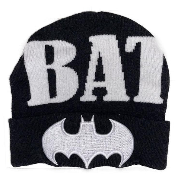 DC Comics Toque - White Batman Logo