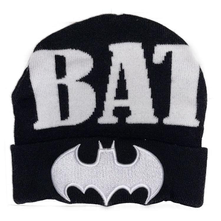 Tuque de DC Comics  -  Logo de Batman blanc