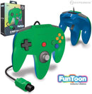 Hyperkin - captain premium funtoon collector's edition controller for Nintendo 64 - green and blue
