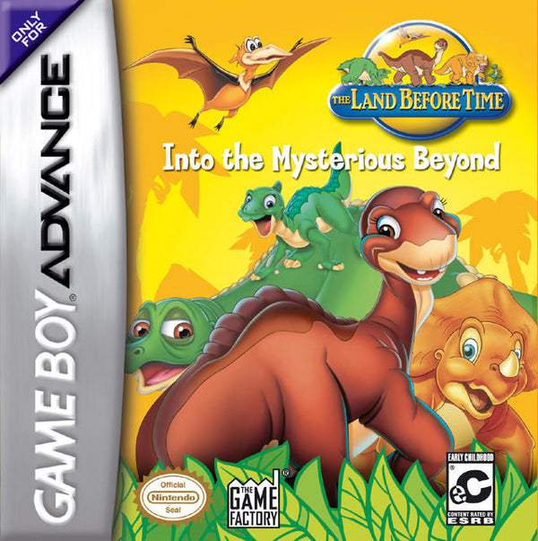 THE LAND BEFORE TIME  -  Into the mysterious beyond  ( Cartouche seulement ) (usagé)
