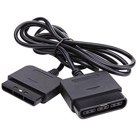 Câble Rallonge pour manette de Playsation 2  - 6 pied - Noir / Gris (usagé)