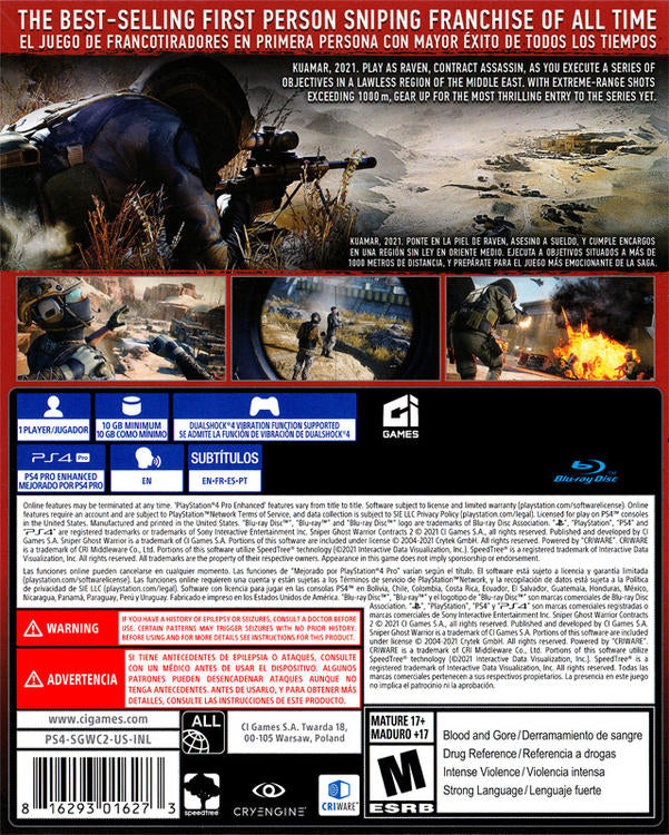 SNIPER GHOST WARRIOR - CONTRACTS 2 (used)