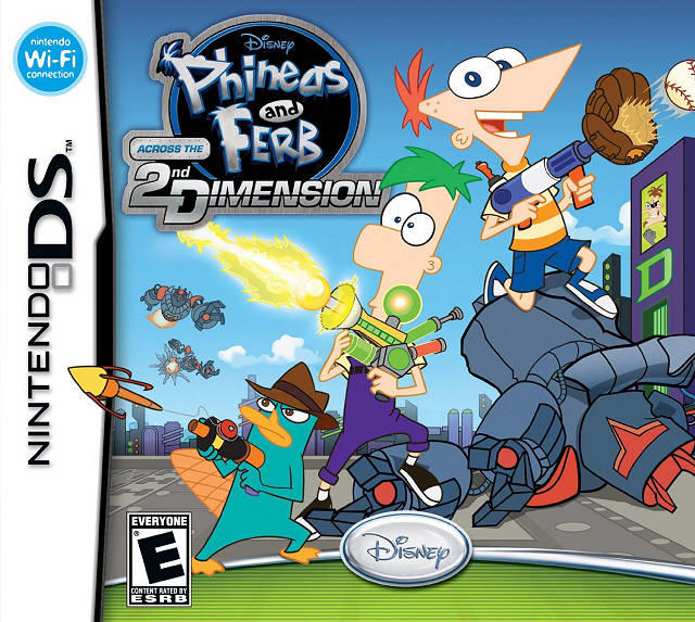 PHINEAS AND FERB - ACROSS THE 2nd DIMENSION  ( Cartouche seulement ) (usagé)