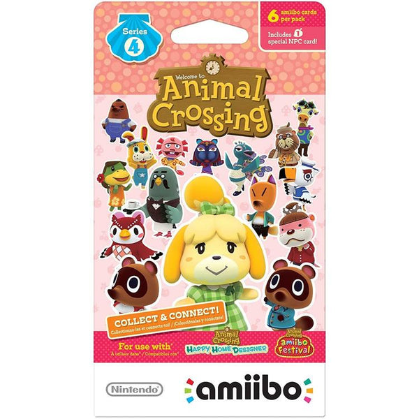 Amiibo - Paquet de Cartes Welcome to Animal Crossing  -  Series 4