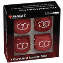 Ultra Pro - Ensemble de 4 dés  -  Oversized Loyalty Dice Set  -  Mountain