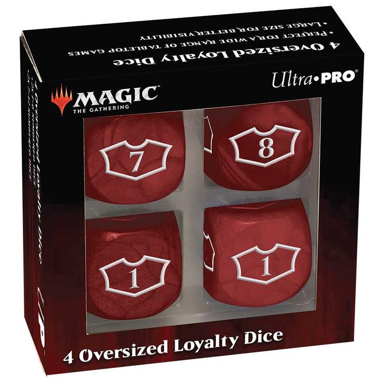 Ultra Pro - Ensemble de 4 dés  -  Oversized Loyalty Dice Set  -  Mountain