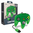 Hyperkin - Captain Premium Funtoon Collector's Edition Controller for Nintendo 64 - Green