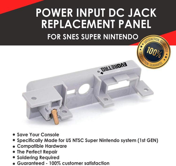 Evoretro - Replacement Power Supply Panel for Super Nintendo