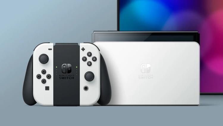 Nintendo Switch OLED  -  Blanche
