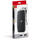 Nintendo - Nintendo Switch Carrying Case + Screen Protector - White