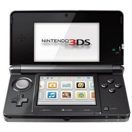 Nintendo 3DS - Cosmo Black (Box not included) (used)