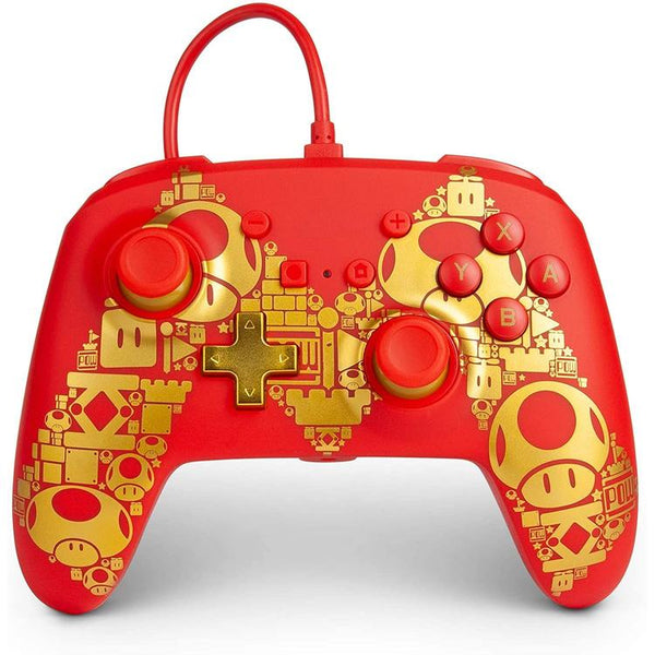 Power A - Wired Controller Optimized for Nintendo Switch - Super Mario - Golden M