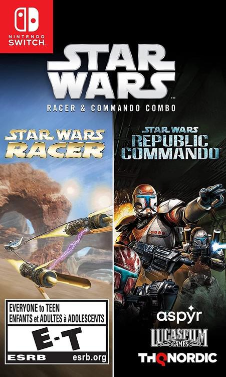 STAR WARS RACER & COMMANDO COMBO  -  Star Wars Racer  /  Star Wars Republic Commando