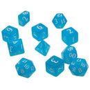 Ultra Pro - 11 Polyhedral Dice Set - Eclipse - Sky Blue