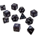 Ultra Pro - 11 Polyhedral Dice Set - Eclipse - Jet Black