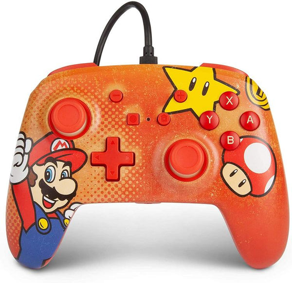 Power A - Wired Controller Optimized for Nintendo Switch - Super Mario - Red