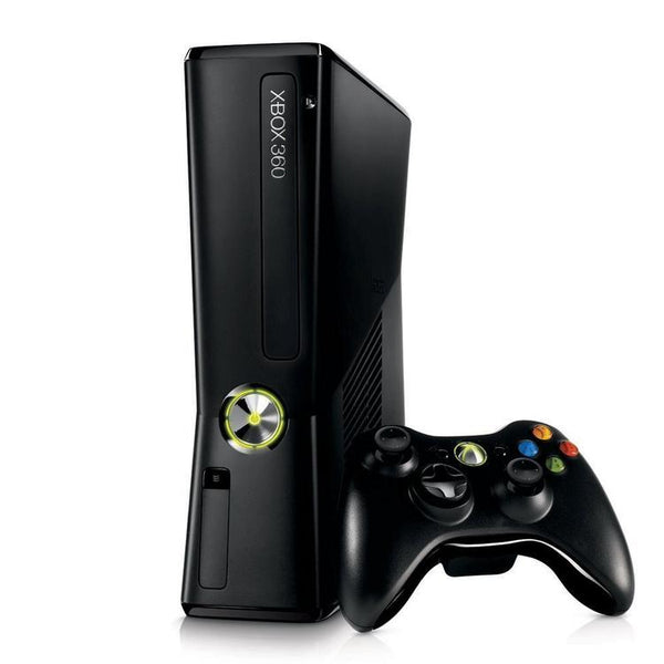 Microsoft Xbox 360 Model 2 (SLIM) - Black - 60GB ( Box not included ) (used)