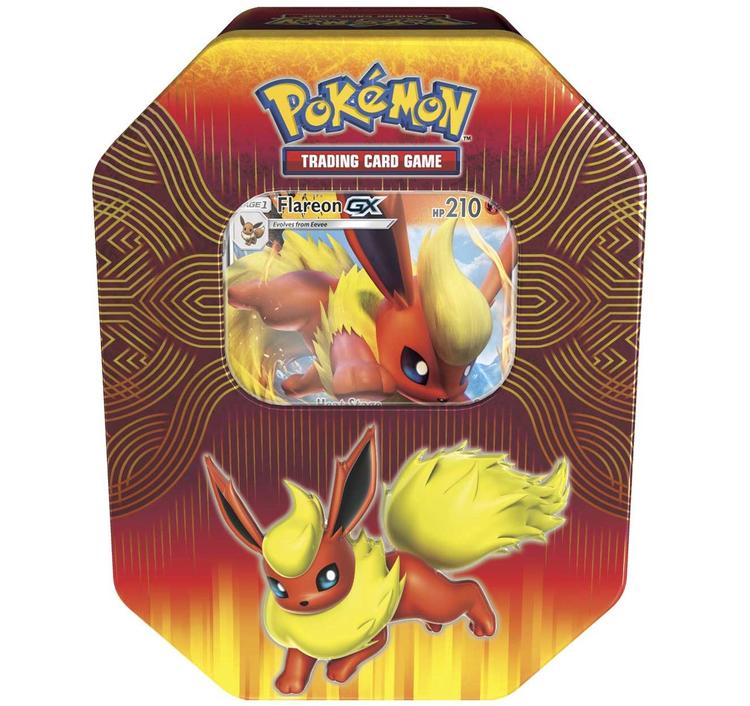 Pokémon  -  Elemental Power Tin  -  Flareon GX