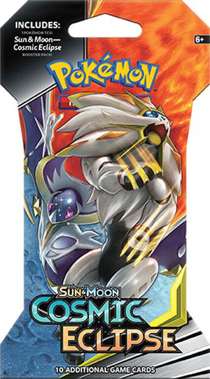Pokémon - Paquet Booster Sleeved - Sun & Moon - Cosmic Eclipse  (AN)