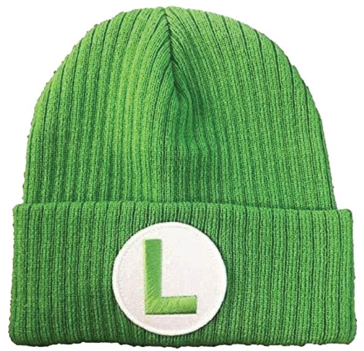 Tuque de Super Mario Bros. - Logo de Luigi
